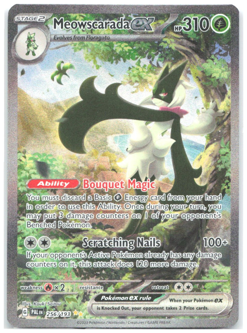 Meowscarada ex Special Illustration Rare Paldea Evolved 256/193 NM Kouki Saitou