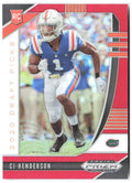 CJ Henderson Panini Prizm Draft Picks - Prizms Red 157 2020 Florida Gators
