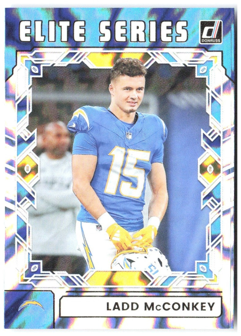 Ladd McConkey Donruss - The Elite Series TES-LMC 2025 Los Angeles Chargers