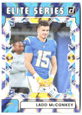 Ladd McConkey Donruss - The Elite Series TES-LMC 2025 Los Angeles Chargers