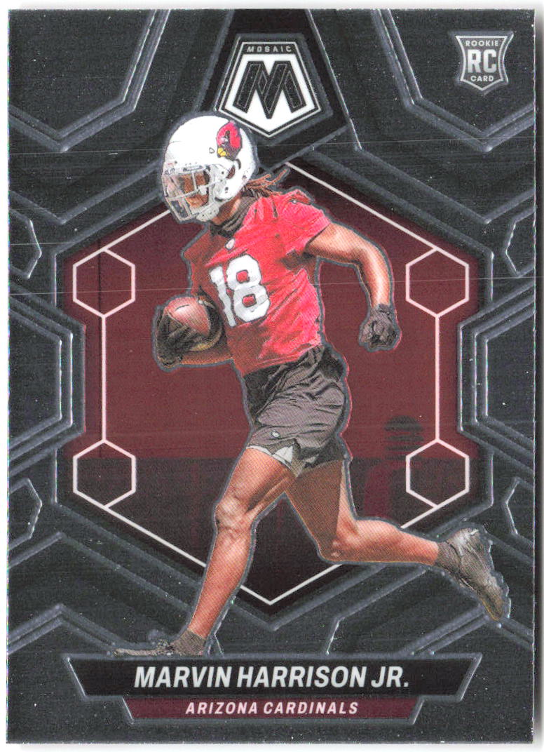 Marvin Harrison Jr. Panini Mosaic 304 2024 Arizona Cardinals RC