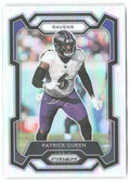 Patrick Queen Panini Prizm - Silver 24 2023 Baltimore Ravens
