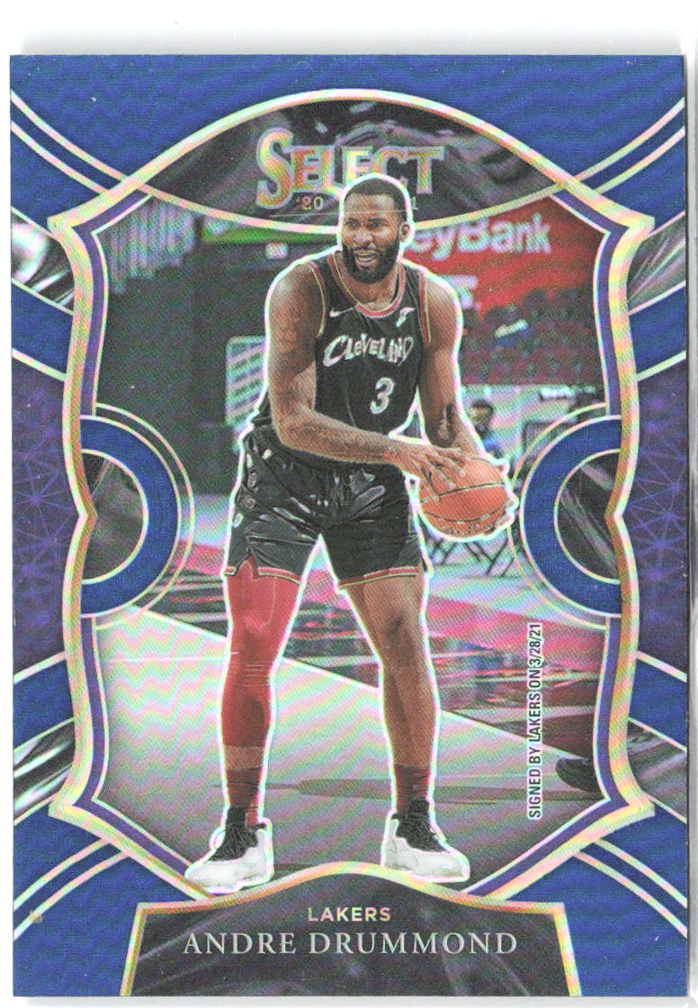 Andre Drummond Blue Prizms Panini Select - Blue Prizms 5 NM