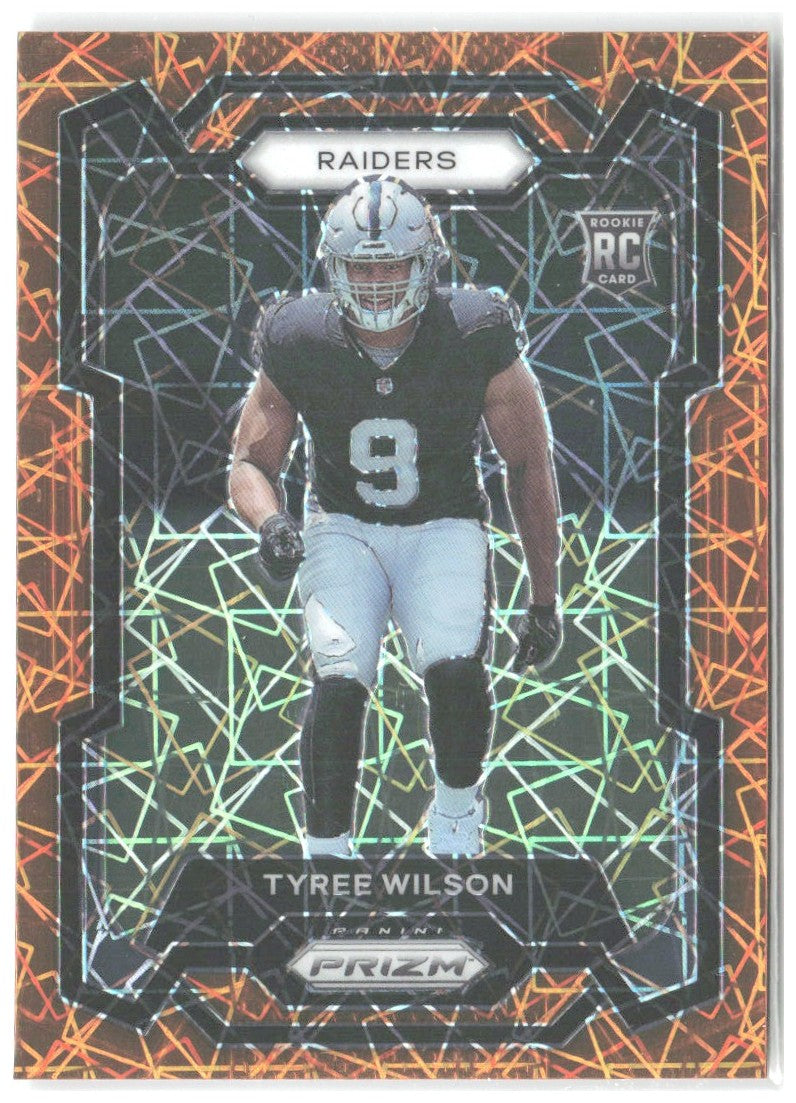 Tyree Wilson Panini Prizm - Lazer 363 2023 Las Vegas Raiders
