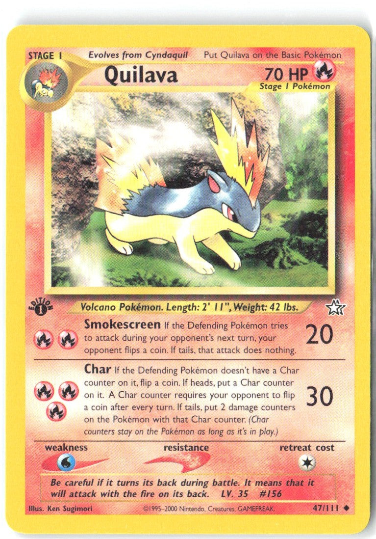 Quilava 47 1st Edition Uncommon Neo Genesis 047/111 NM Ken Sugimori
