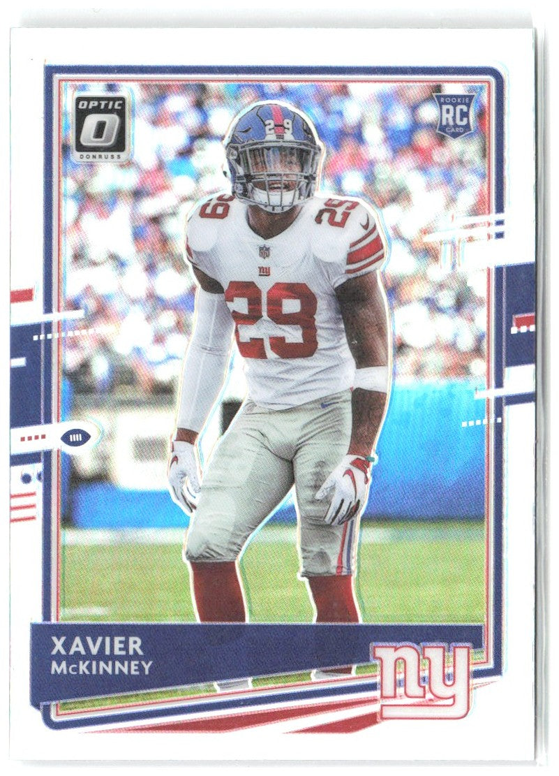 Xavier McKinney Donruss Optic - Holo 121 2020 New York Giants