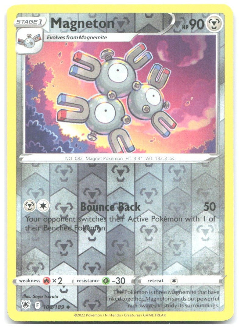 Magneton Reverse Holo Uncommon SWSH10 Astral Radiance 106/189 NM Saya Tsuruta