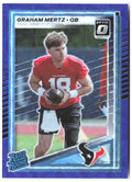 Graham Mertz Donruss - Optic Rated Rookies Blue Scope 347 2025 Houston Texans