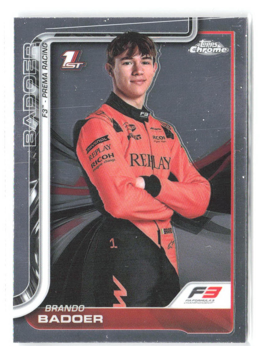 Brando Badoer Topps Chrome Formula 1 44 2025 Prema Racing
