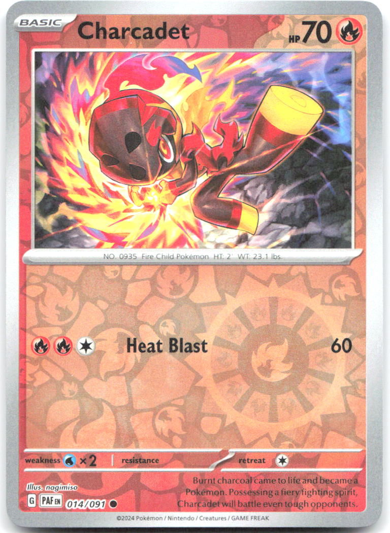 Charcadet Reverse Holo Common SV Paldean Fates 014/091 NM nagimiso
