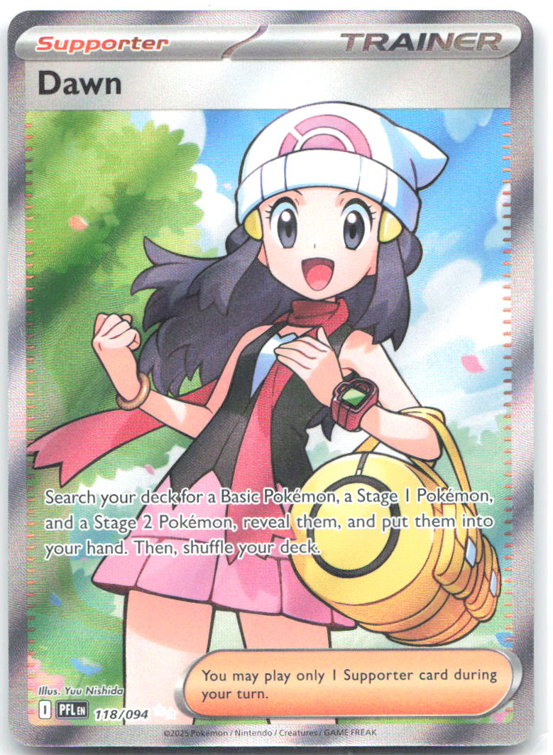 Dawn Holo Ultra Rare ME02: Phantasmal Flames 118/094 NM Yuu Nishida