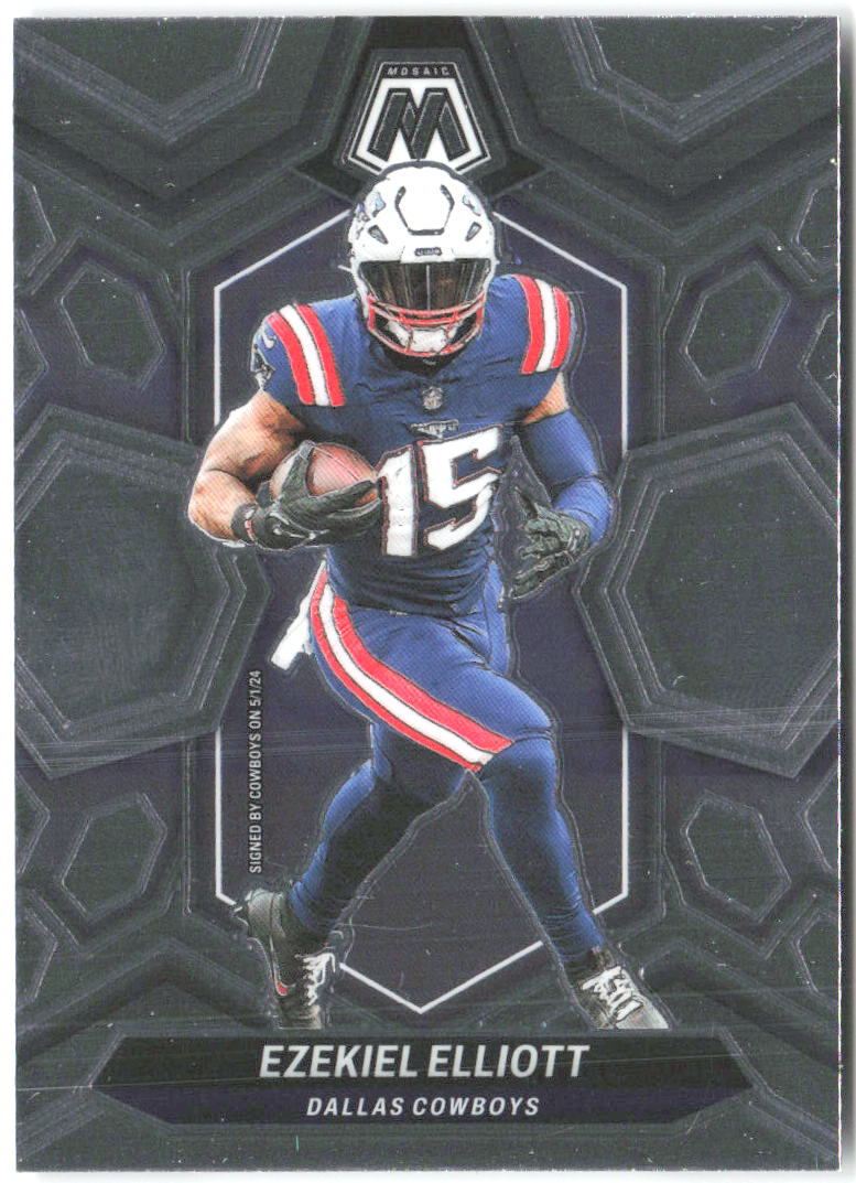Ezekiel Elliott Panini Mosaic 58 2024 Dallas Cowboys