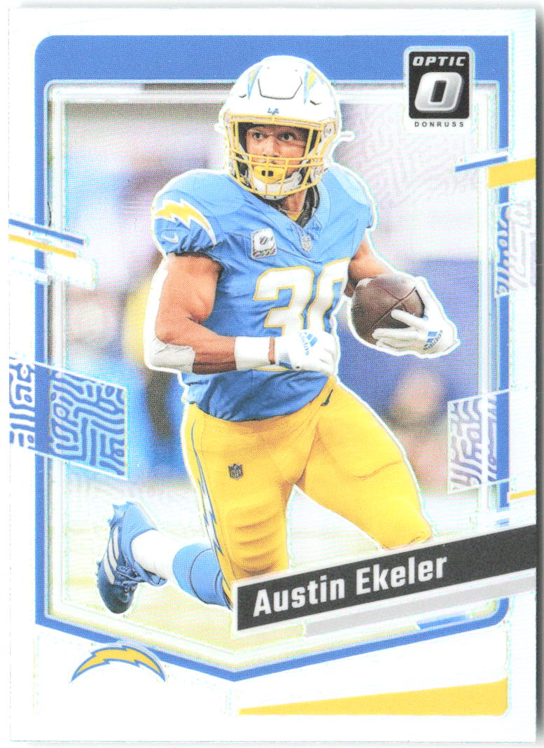 Austin Ekeler Donruss Optic - Holo 101 2023 Los Angeles Chargers