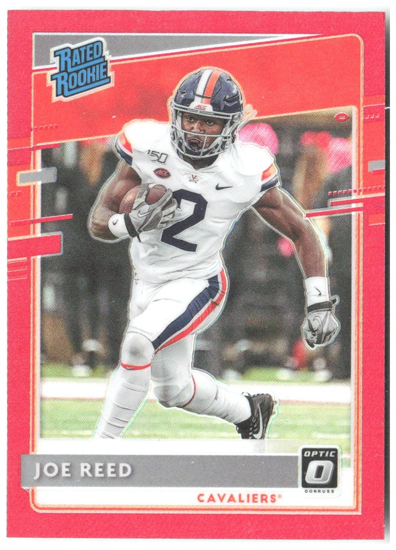 Joe Reed Panini Chronicles Draft Picks Optic Rated Rookies Red 22 2020 Virginia