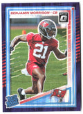 Benjamin Morrison Donruss Optic - Purple Shock 236 2025 Tampa Bay Buccaneers