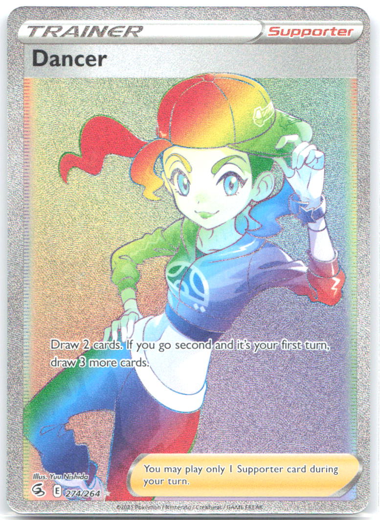 Dancer Secret Holo Secret Rare SWSH08 Fusion Strike 274/264 NM Yuu Nishida