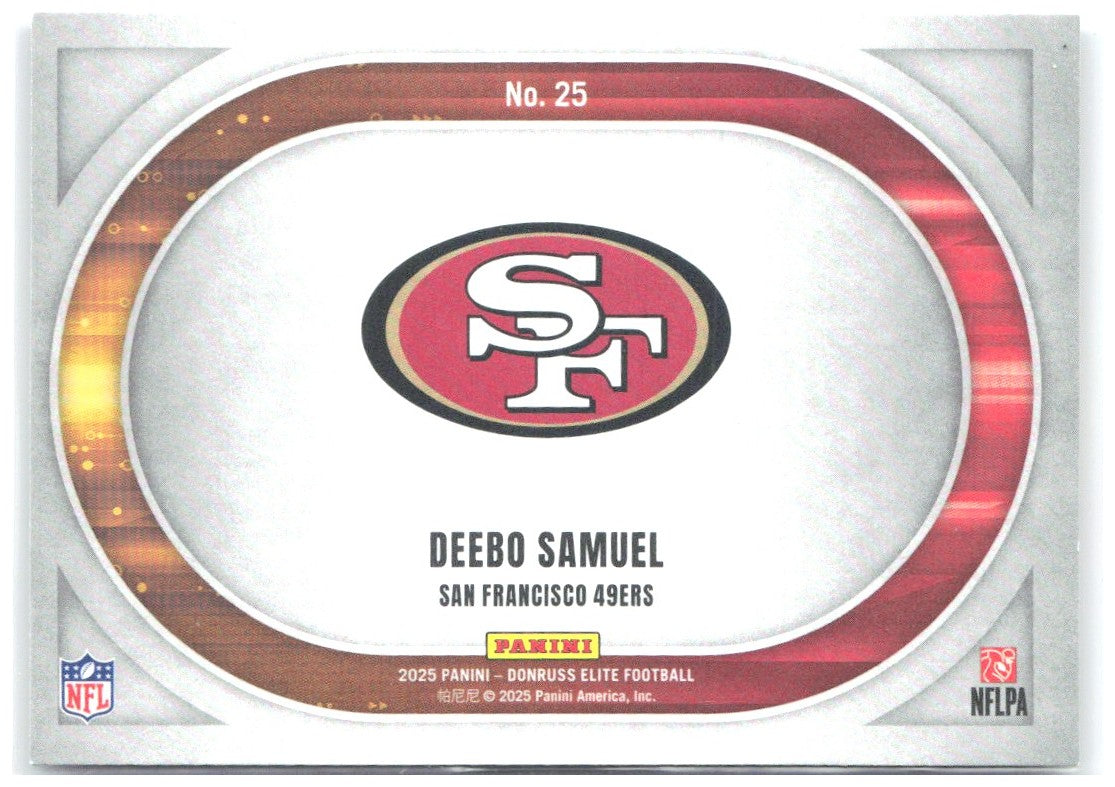 Deebo Samuel Donruss Elite - Full Throttle 25 2025 San Francisco 49ers