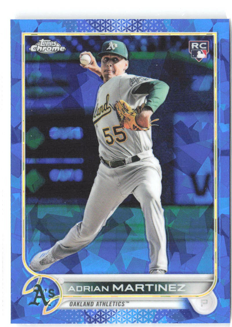 Adrian Martinez Topps Chrome Update Sapphire Edition US77 2022 Athletics RC