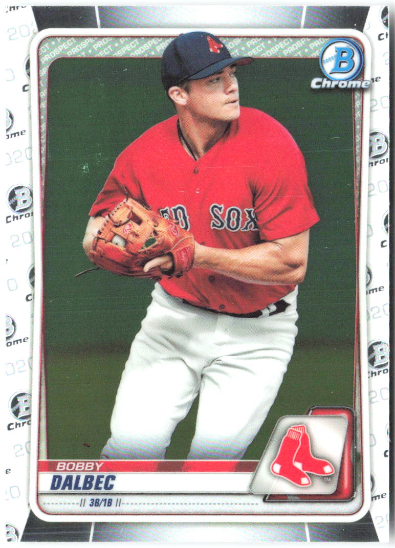 Bobby Dalbec Bowman - Chrome Prospects BCP-86 2020 Boston Red Sox