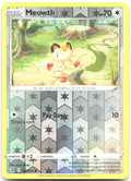 Meowth Reverse Holo Common SWSH08 Fusion Strike 199/264 NM Kouki Saitou