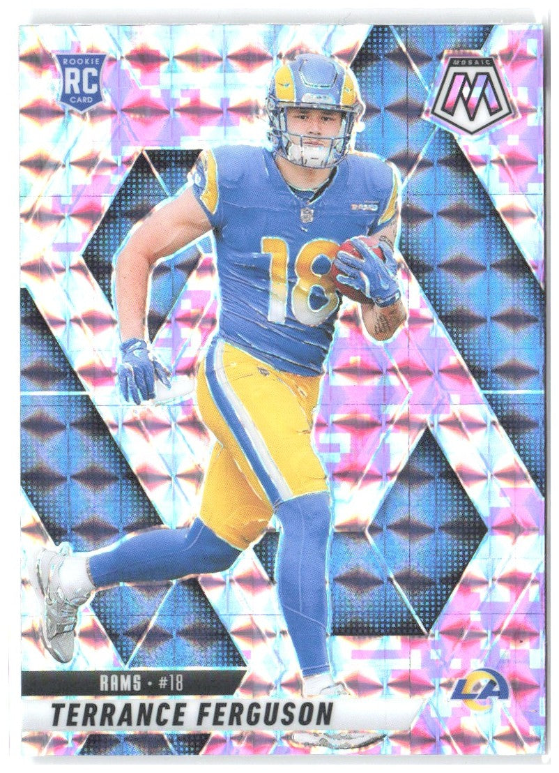 Terrance Ferguson Panini Mosaic - Mosaic Camo Pink 364 2025 Los Angeles Rams