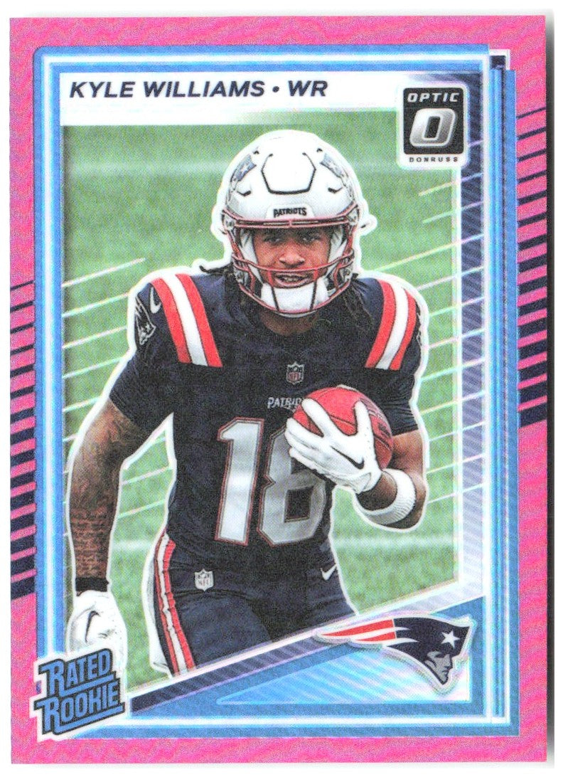 Kyle Williams Donruss Optic - Pink 245 2025 New England Patriots