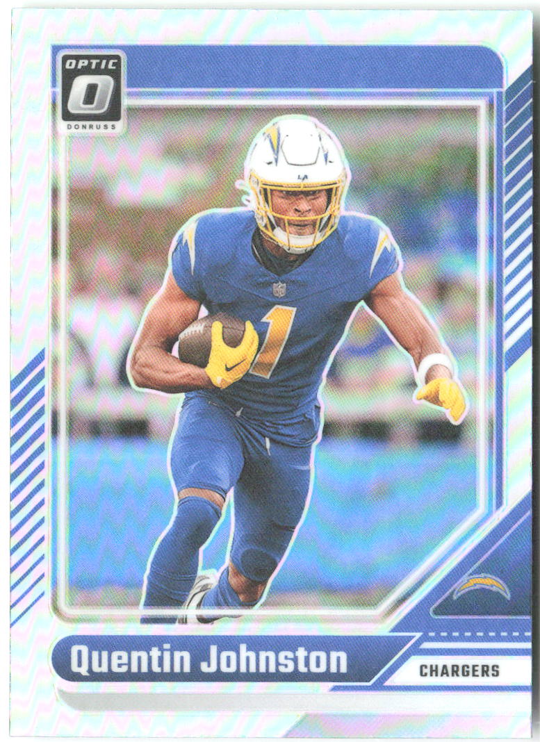 Quentin Johnston Donruss Optic - Holo 108 2024 Los Angeles Chargers