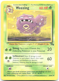 Weezing Unlimited Uncommon Fossil 45/62 LP Mitsuhiro Arita