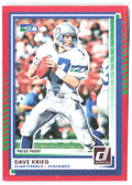 Dave Krieg Donruss - Press Proofs Red 282 2025 Seattle Seahawks