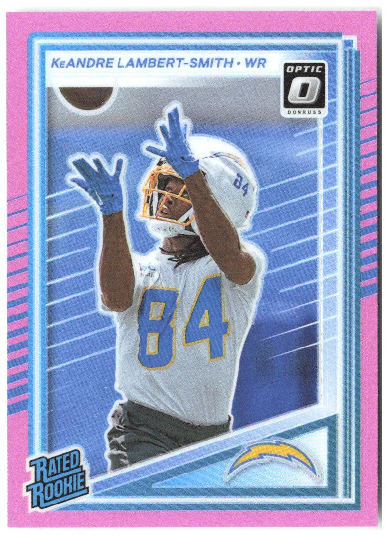 KeAndre Lambert-Smith Donruss - Optic Rated Rookies Pink 367 2025 Chargers