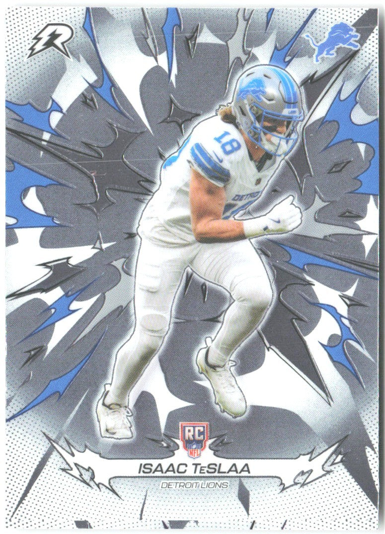 Isaac TeSlaa Topps Resurgence 132 2025 Detroit Lions RC