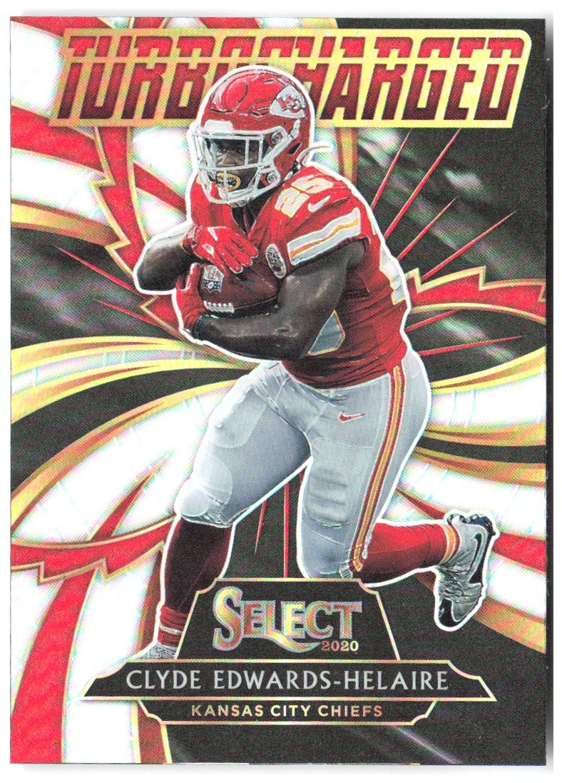 Clyde Edwards-Helaire Select - Turbocharged Prizm T18 2020 Kansas City Chiefs