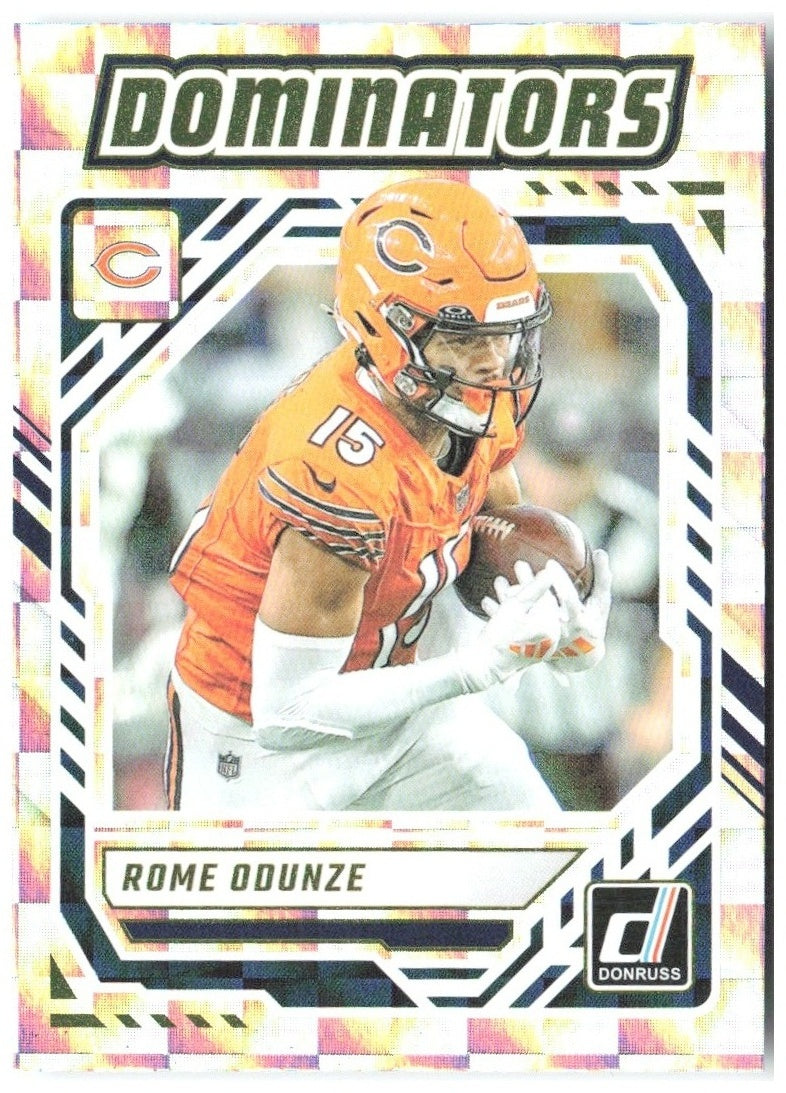 Rome Odunze Donruss - Dominators DOM-ROE 2025 Chicago Bears