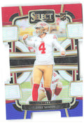 Jake Moody Select - Red and Blue Prizms Die Cuts 90 2023 San Francisco 49ers
