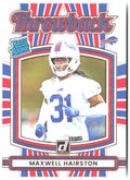 Maxwell Hairston Donruss - Rated Rookies Throwback 7 2025 Buffalo Bills