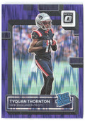 Tyquan Thornton Donruss Optic - Purple Shock 222 2022 New England Patriots