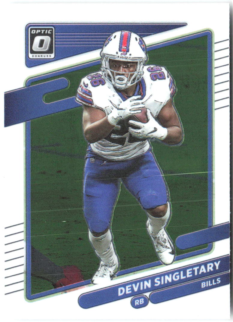 Devin Singletary Donruss Optic 54 2021 Buffalo Bills