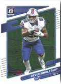 Devin Singletary Donruss Optic 54 2021 Buffalo Bills