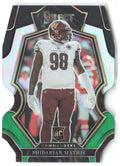 Phidarian Mathis Select - Black and Green Prizm Die Cut 200 2022  Commanders