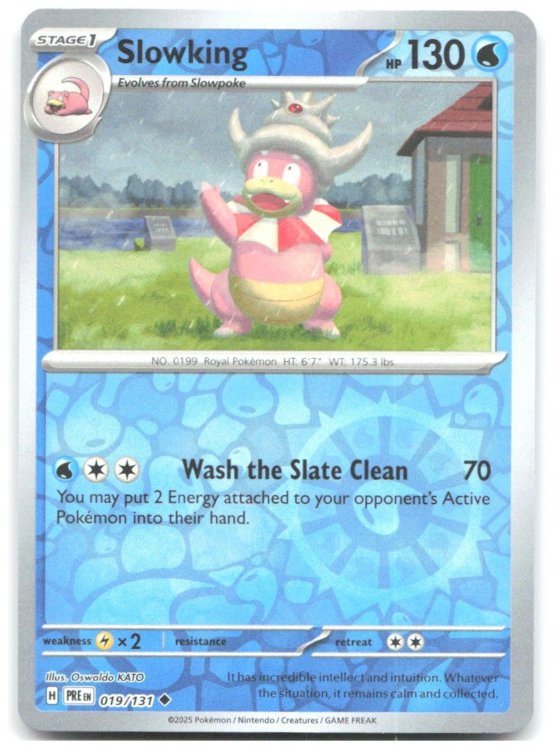 Slowking Reverse Holo Uncommon SV Prismatic Evolutions 019/131 NM Oswaldo KATO