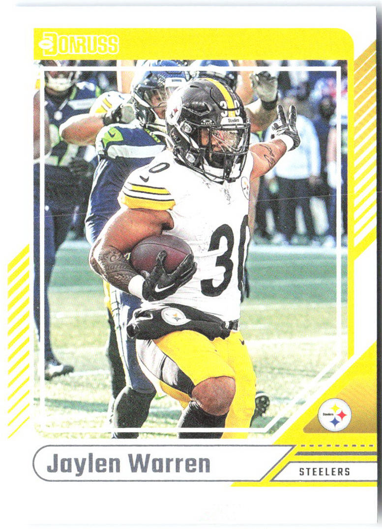 Jaylen Warren Donruss 256 2024 Pittsburgh Steelers