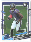 Zay Flowers Donruss Optic 210 2023 Baltimore Ravens RC