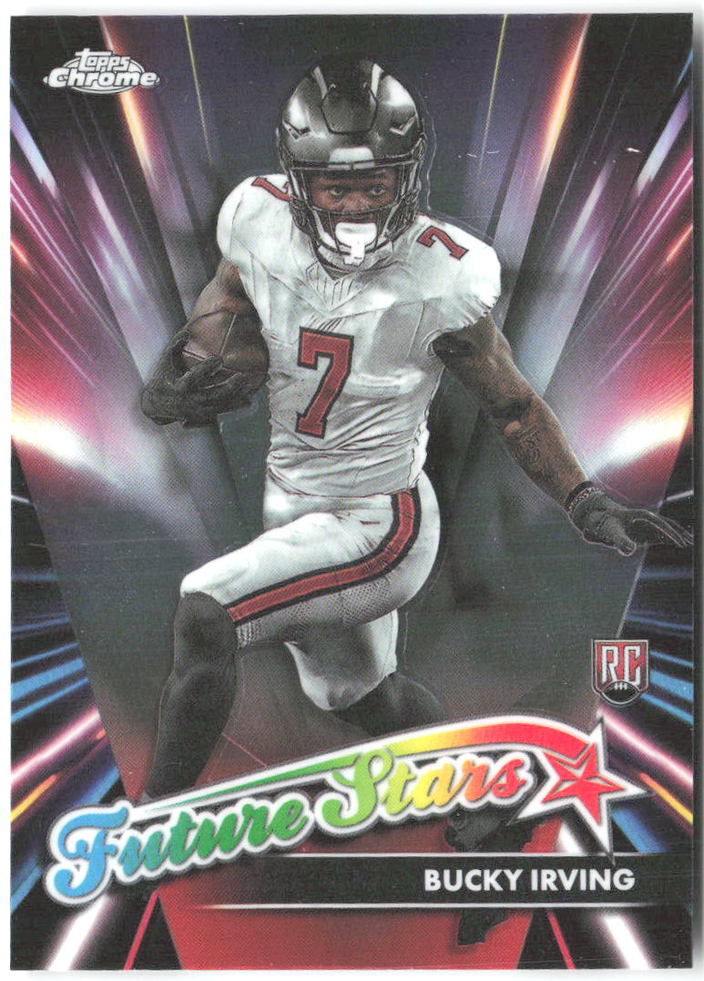 Bucky Irving Topps Chrome - Future Stars FS-19 2024 Tampa Bay Buccaneers