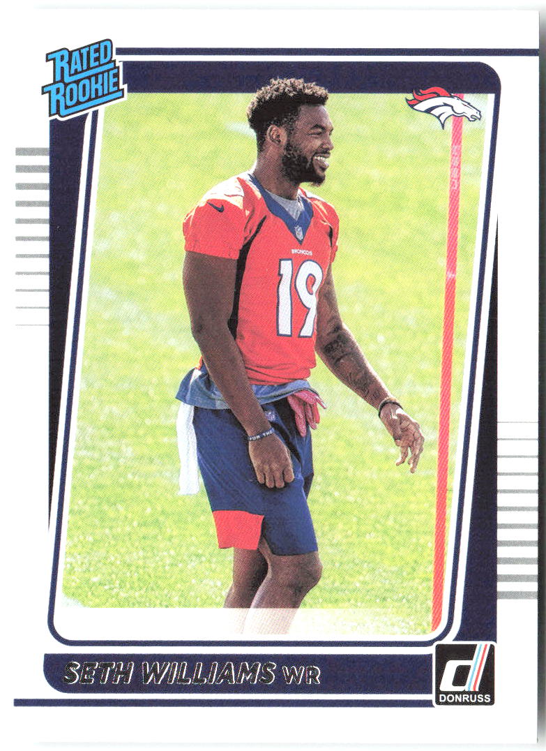 Seth Williams Donruss 299 2021 Denver Broncos RC