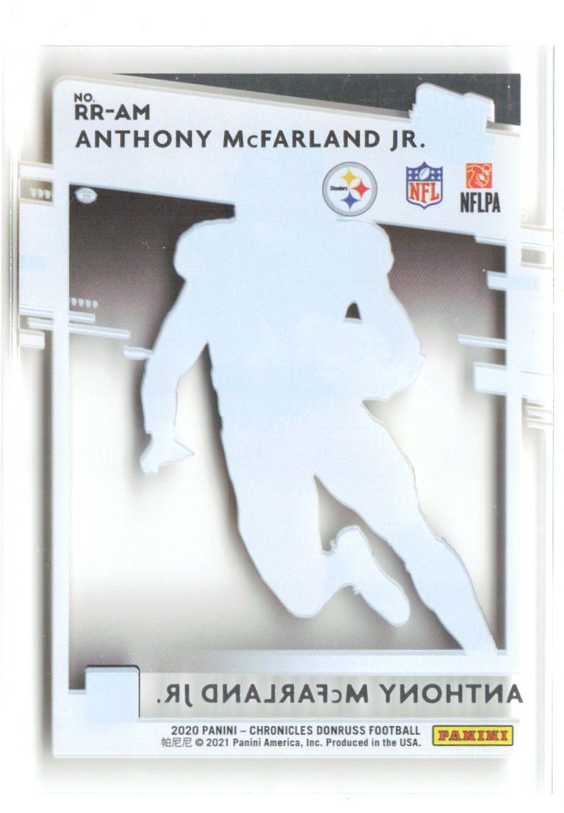 Anthony McFarland Jr. Chronicles - Clearly Donruss Rookies RR-AM 2020 Steelers