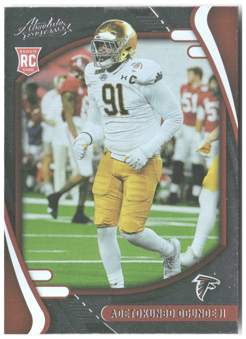 Adetokunbo Ogundeji Panini Absolute - Retail 155 2021 Atlanta Falcons RC