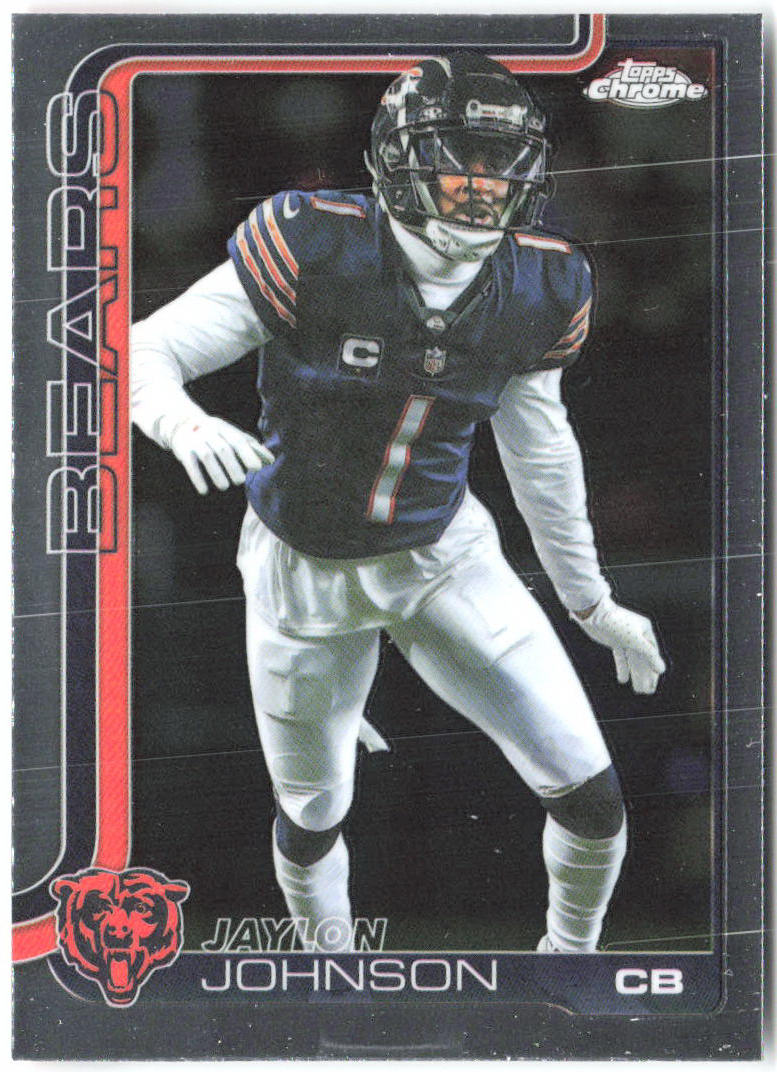 Jaylon Johnson Topps Chrome 57 2025 Chicago Bears