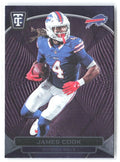 James Cook Panini Totally Certified - Mirror Purple 12 2024 Buffalo Bills