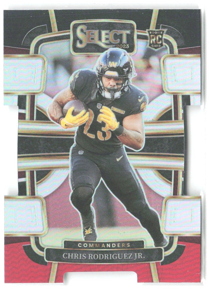 Chris Rodriguez Jr. Select - Black and Red Prizms Die Cuts 100 2023 Washington