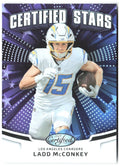 Ladd McConkey Panini Certified Certified Stars CST-LMY 2025 Los Angeles Chargers